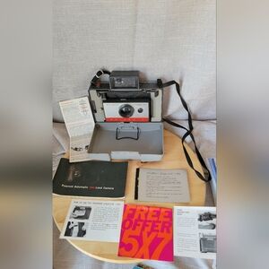 Vintage Polaroid Automatic 104 Land Camera Used, Good Condition Includes manual